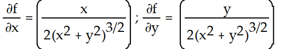 <strong>Find all the first order partial derivatives for the following function. -f(x, y) = </strong> A) B) C) D)