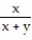 <strong>Find all the first order partial derivatives for the following function. -f(x, y) = </strong> A) B) C) D)