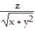 Find all the first order partial derivatives for the following function. -f(x, y, z) =