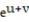 Solve the problem. -Evaluate   at (u, v) = ( 5, 4) for the function w(x, y) = x   - ln x; x =   , y = uv.