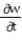 Write a chain rule formula for the following derivative. -  for w = f(p, q, r); p = g(t), q = h(t), r = k(t)