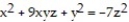 Solve the problem. -Find the equation for the tangent plane to the surface   at the point  