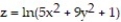 Solve the problem. -Find the equation for the tangent plane to the surface   at the point  