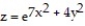 Solve the problem. -Find the equation for the tangent plane to the surface   at the point  