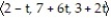 <strong>Find a function r(t) that describes the line or line segment. -The line segment from P(2, 7, 3) to Q(3, 1, 1)</strong> A) r(t) = ; 1 \le t \le 2 B) r(t) = ; 1 \le t \le 2 C) r(t) = ; 0 \le t \le 1 D) r(t) = ; 0 \le t \le 1