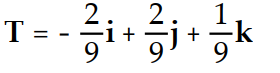 <strong>Find the unit tangent vector of the given curve. -r(t) = ( 6 - 2t)i + (2t - 9)j + ( 9 + t)k</strong> A) B) C) D)