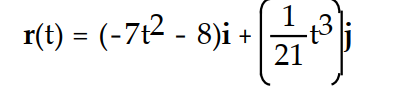 <strong>If r(t) is the position vector of a particle in the plane at time t, find the indicated vector. -Find the velocity vector. </strong> A) B) C) D)