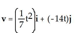 <strong>If r(t) is the position vector of a particle in the plane at time t, find the indicated vector. -Find the velocity vector. </strong> A) B) C) D)