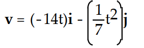 <strong>If r(t) is the position vector of a particle in the plane at time t, find the indicated vector. -Find the velocity vector. </strong> A) B) C) D)