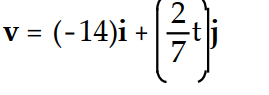 <strong>If r(t) is the position vector of a particle in the plane at time t, find the indicated vector. -Find the velocity vector. </strong> A) B) C) D)