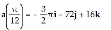 <strong>The position vector of a particle is r(t). Find the requested vector. -The acceleration at t = for r(t) = )i + 2tan( 3t)j + k</strong> A) B) C) D)