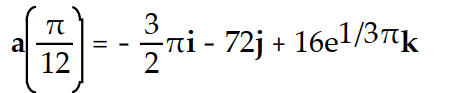 <strong>The position vector of a particle is r(t). Find the requested vector. -The acceleration at t = for r(t) = )i + 2tan( 3t)j + k</strong> A) B) C) D)