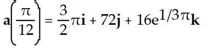 <strong>The position vector of a particle is r(t). Find the requested vector. -The acceleration at t = for r(t) = )i + 2tan( 3t)j + k</strong> A) B) C) D)