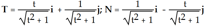<strong>Find the unit tangent vector T and the principal unit normal vector N. -r(t) = ( - 8)i + (2t - 6)j + 5k</strong> A) B) C) D)