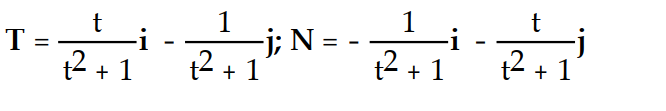 <strong>Find the unit tangent vector T and the principal unit normal vector N. -r(t) = ( - 8)i + (2t - 6)j + 5k</strong> A) B) C) D)
