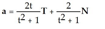<strong>FInd the tangential and normal components of the acceleration. -r(t) = ( - 3)i + ( 2t - 4)j + 9k</strong> A) B) C) D)