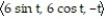 Compute the unit binormal vector and torsion of the curve. -r(t) =