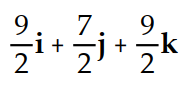 <strong> Solve the problem. -For the triangle with vertices located at A( 3, 3, 5), B( 4, 2, 2), and C(1, 1, 1) , find a vector from vertex C to the midpoint of side AB.</strong> A) B) C) D)