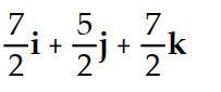 <strong> Solve the problem. -For the triangle with vertices located at A( 3, 3, 5), B( 4, 2, 2), and C(1, 1, 1) , find a vector from vertex C to the midpoint of side AB.</strong> A) B) C) D)