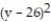 <strong>Replace the polar equation with an equivalent Cartesian equation. -r = 26 sin \theta </strong> A) y = 26 B) + = 169 C) + = 169 D) + = 169