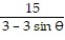Graph the parabola or ellipse. Include the directrix that corresponds to the focus at the origin. -r =