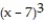 <strong>Find the Taylor polynomial of order 3 generated by f at a. -f(x) = , a = 7</strong> A) (x) = 6 + 3(x - 7) + + B) (x) = 1372 + 147(x - 7) + 14 + C) (x) = 343 + 147(x - 7) + 21 + D) (x) = 343 + 49(x - 7) + 49 +