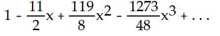 <strong>Find the first four nonzero terms in the Maclaurin series for the function. -f(x) = </strong> A) B) C) D)