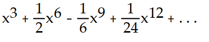 <strong>Find the first four nonzero terms in the Maclaurin series for the function. -f(x) = ln (1 + )</strong> A) B) C) D)