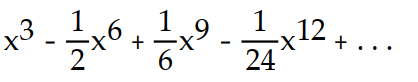 <strong>Find the first four nonzero terms in the Maclaurin series for the function. -f(x) = ln (1 + )</strong> A) B) C) D)