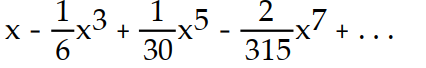 <strong>Find the first four nonzero terms in the Maclaurin series for the function. -f(x) = sin x cos x</strong> A) B) C) D)