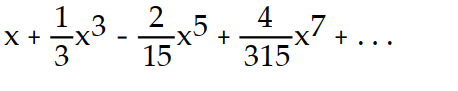 <strong>Find the first four nonzero terms in the Maclaurin series for the function. -f(x) = sin x cos x</strong> A) B) C) D)