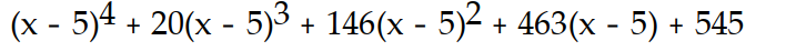<strong>Find the Taylor series generated by f at x = a. -f(x) = - 4 + 3x + 5, a = 5</strong> A) B) C) D)