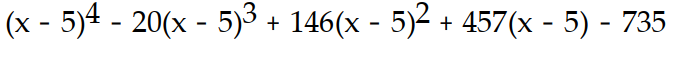 <strong>Find the Taylor series generated by f at x = a. -f(x) = - 4 + 3x + 5, a = 5</strong> A) B) C) D)
