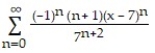 <strong>Find the Taylor series generated by f at x = a. -f(x) = , a = 7</strong> A) B) C) D)