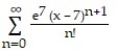 <strong>Find the Taylor series generated by f at x = a. -f(x) = , a = 7</strong> A) B) C) D)