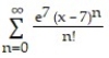 <strong>Find the Taylor series generated by f at x = a. -f(x) = , a = 7</strong> A) B) C) D)