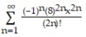 <strong>Use power series operations to find the Taylor series at x = 0 for the given function. -f(x) = ( 4x)</strong> A) + B) + C) + D) +
