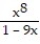 <strong>Use power series operations to find the Taylor series at x = 0 for the given function. -f(x) = </strong> A) B) C) D)