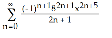 <strong>Use power series operations to find the Taylor series at x = 0 for the given function. -f(x) = ( 8x)</strong> A) B) C) D)