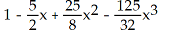 <strong>Find the first four terms of the binomial series for the given function. - </strong> A) B) C) D)