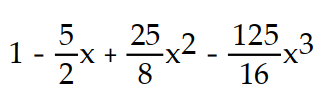 <strong>Find the first four terms of the binomial series for the given function. - </strong> A) B) C) D)