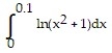 Solve the problem. -Use a Taylor series to estimate the integral's value to within an error of magnitude less than .