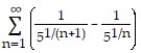 Determine if the series converges or diverges. If the series converges, find its sum. -