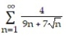 Use the Comparison Test to determine if the series converges or diverges. - 