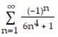 Determine convergence or divergence of the alternating series. -
