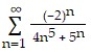 Determine convergence or divergence of the alternating series. - 