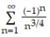 Determine convergence or divergence of the alternating series. - 