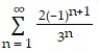 Find the infinite sum accurate to three decimal places. - 