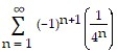 Find the infinite sum accurate to three decimal places. - 