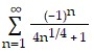 Determine if the series converges absolutely, converges, or diverges. -